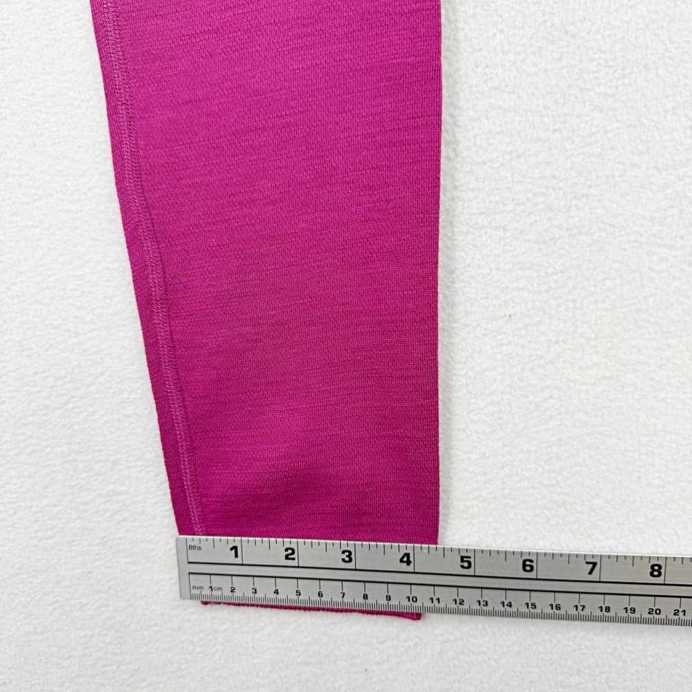 Smartwool Knit Thermal‎ Baselayer Pant Size M Womens Wool Blend Fuschia Pink NEW - Picture 13 of 13